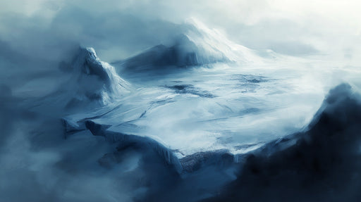 Misty Mountain Mural Wallpaper