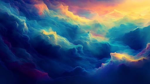 Abstract Ocean Mural Wallpaper