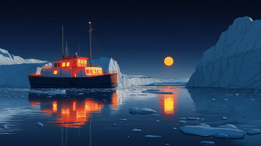 Arctic Vessel Mural Wallpaper