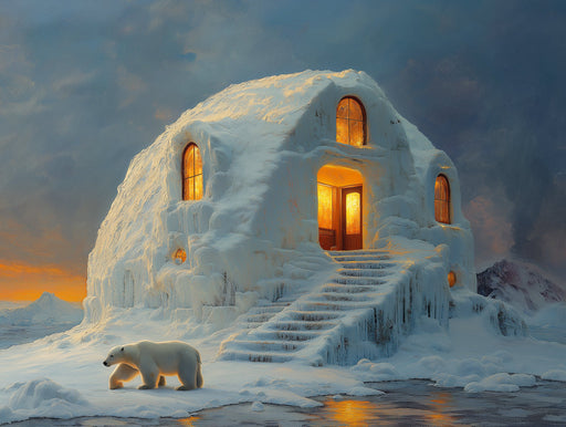 Igloo Serenity Mural Wallpaper